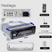 Cargar imagen en el visor de la galería, Estéreo para coche Alondy de un solo DIN con reproductor de CD/DVD | Bluetooth | Radio FM/AM/RDS | Receptor de audio USB SD AUX