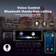 Cargar imagen en el visor de la galería, Estéreo para auto Alondy de un solo DIN con pantalla táctil de 6.9", compatible con Apple CarPlay/Android Auto, radio AM/FM Bluetooth, cámara de respaldo USB tipo C.