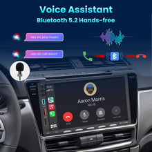 Cargar imagen en el visor de la galería, Estéreo para auto Alondy de doble DIN con pantalla táctil de 6.8", compatible con Apple CarPlay/Android Auto (inalámbrico), radio AM/FM Bluetooth, 2 cámaras de respaldo USB