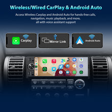 Load image into Gallery viewer, Alondy Single Din Car Radio Touchscreen (6.3") Compatible with Apple CarPlay [Wireless] Android Auto Bluetooth Type-C USB (3A Fast Charge) Backup Camera
