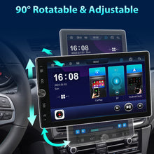Cargar imagen en el visor de la galería, Alondy Single Din Car Radio Touchscreen (10.4&quot; Rotatable) Compatible with Apple CarPlay [Wireless] Android Auto Car Stereo Bluetooth USB AUX SD Backup Camera
