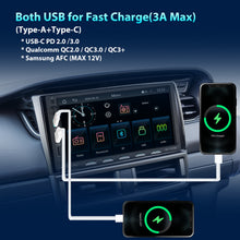 Load image into Gallery viewer, Alondy Double Din Car Stereo with 7" Touchscreen Compatible with [Wireless] Apple CarPlay/Android Auto Bluetooth AM/FM Radio 2 USB Backup Camera
