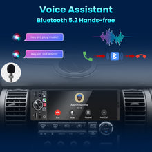 Load image into Gallery viewer, Alondy Single Din Car Radio Touchscreen (6.3") Compatible with Apple CarPlay [Wireless] Android Auto Bluetooth Type-C USB (3A Fast Charge) Backup Camera
